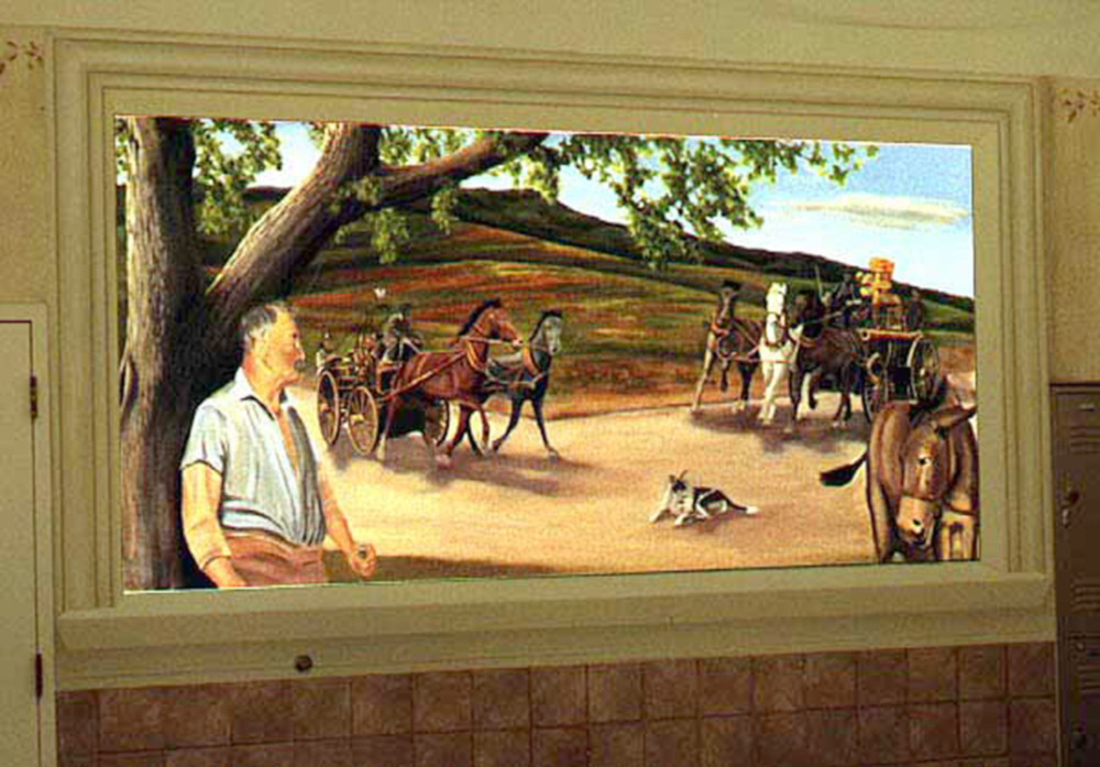 G and C Autobody mural